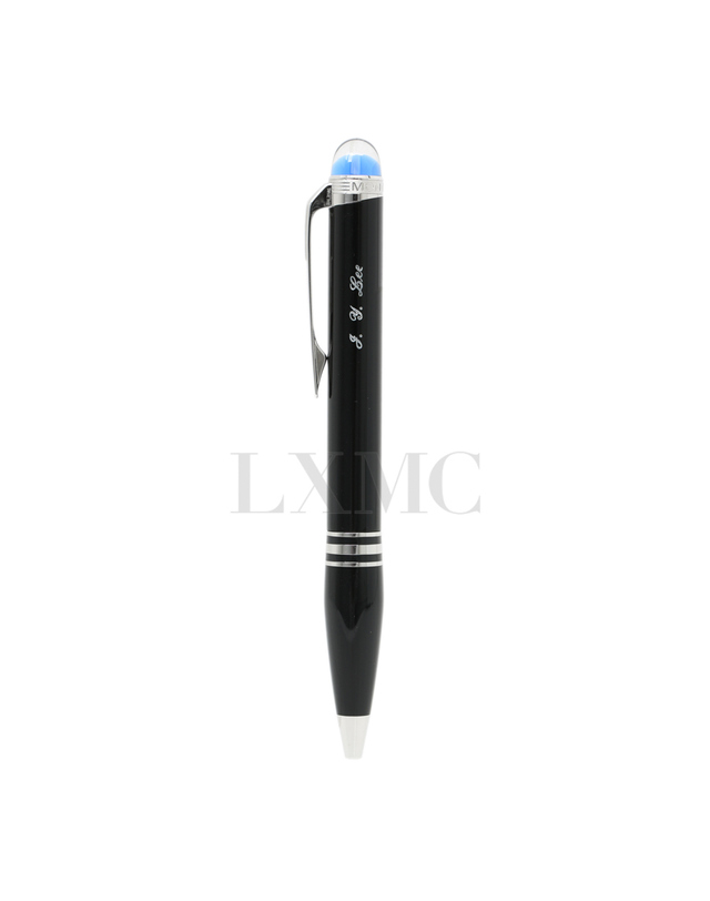 몽블랑 [중고명품] [중고명품] 몽블랑 볼펜 미드나잇 스타워커 레진 PEN 25606 착용컷