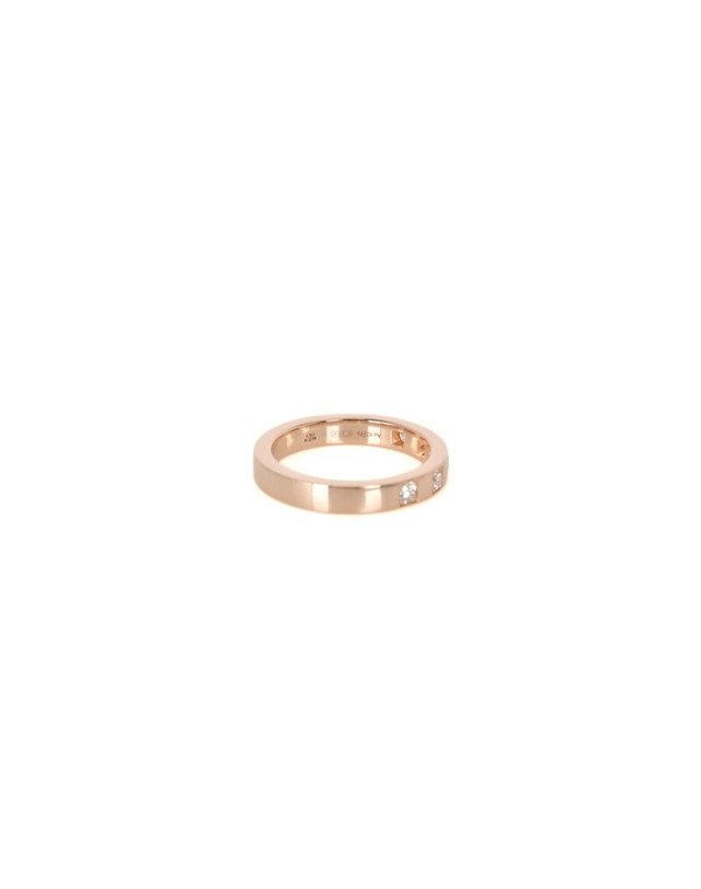 불가리 [중고명품] [중고명품] 불가리 메리미 웨딩밴드 로즈골드 5개 다이아 반지 7호 착용컷