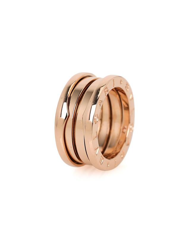 불가리 [중고명품] [중고명품] 불가리 비제로링 3RING 로즈골드 비제로 반지 착용컷