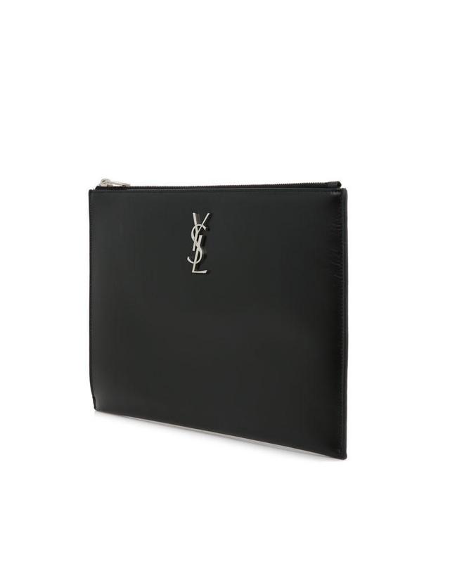 생로랑 [중고명품] [중고명품] 생로랑 모노그램 클러치 미듐 453249 YSL 지퍼파우치 착용컷
