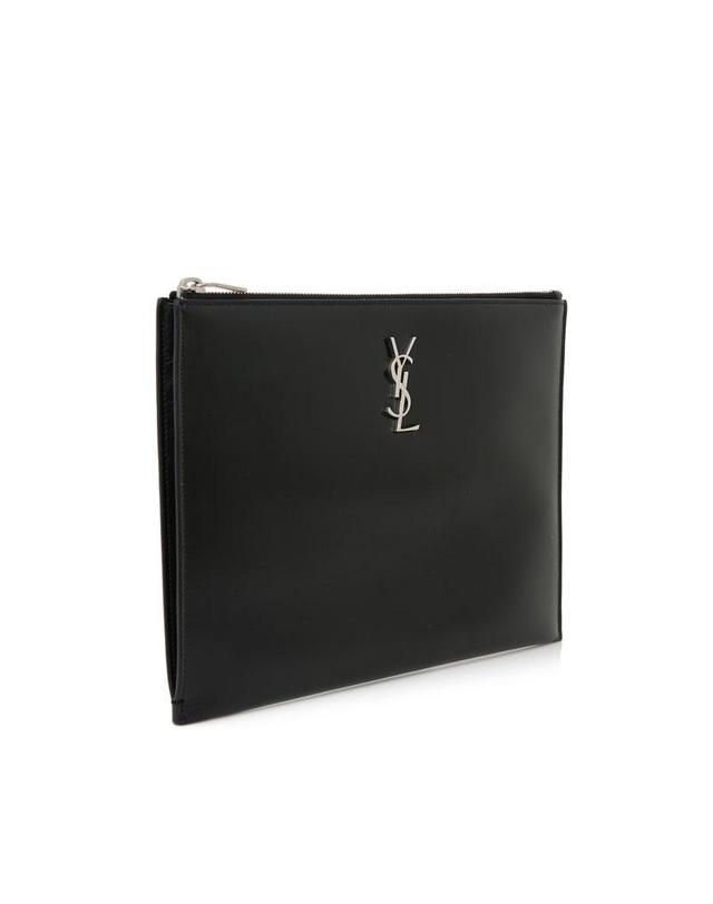 생로랑 [중고명품] [중고명품] 생로랑 모노그램 클러치 미듐 453249 YSL 지퍼파우치 착용컷