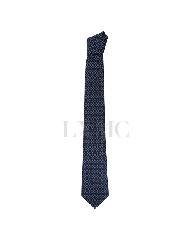 샤넬 [중고명품] [중고명품] 샤넬 넥타이 블루 CC 로고 타이 TIE * 착용컷