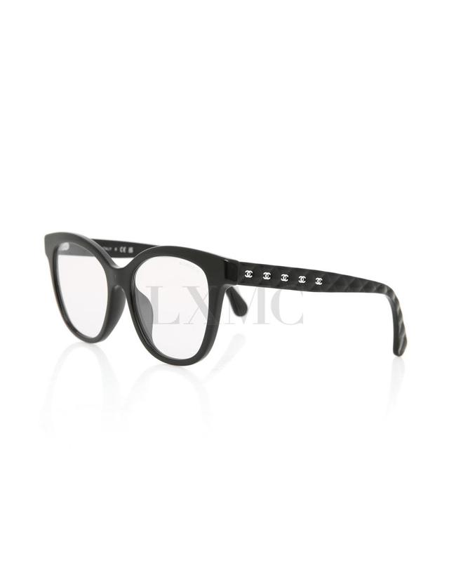 샤넬 [중고명품] [중고명품] 샤넬 클래식 안경 블랙 CC로고 선글라스 A75268 착용컷
