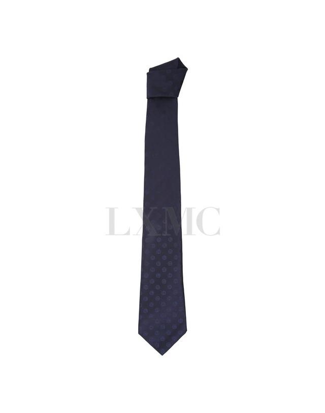 샤넬 [중고명품] [중고명품] 샤넬 넥타이 TIE CC 로고 실크 타이 네이비블루* 착용컷