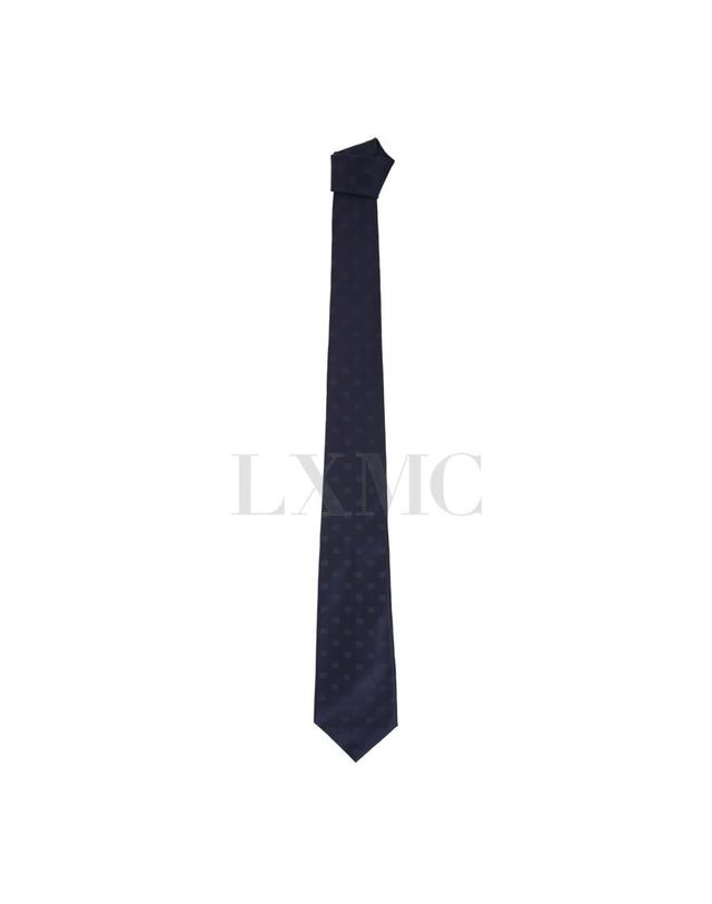 샤넬 [중고명품] [중고명품] 샤넬 타이 TIE CC 로고 네이비 실크 넥타이* 착용컷