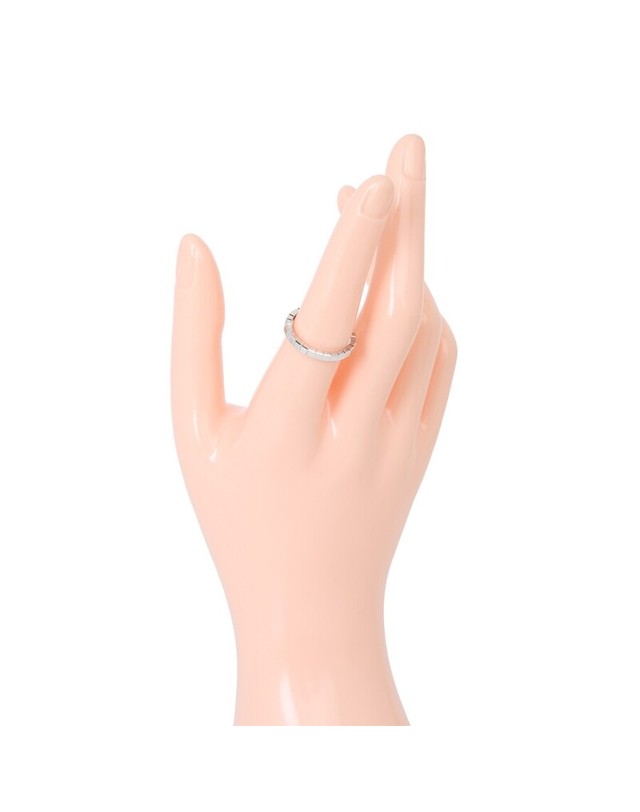 쇼파드 [중고명품] [중고명품] 쇼파드 아이스큐브 퓨어 화이트골드 반지 14.5호 827702 착용컷