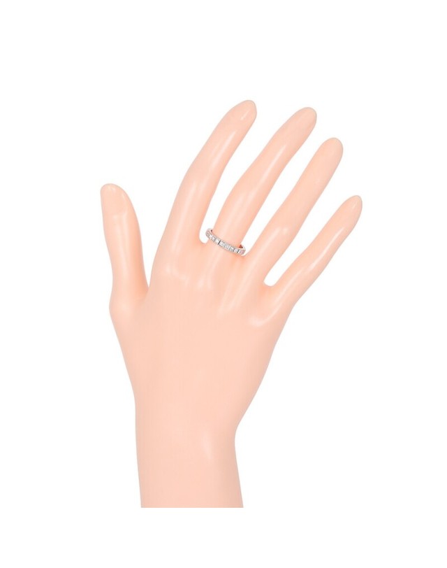 쇼파드 [중고명품] [중고명품] 쇼파드 아이스큐브 퓨어 하프셋 다이아 반지 더블링 46호 827702 착용컷