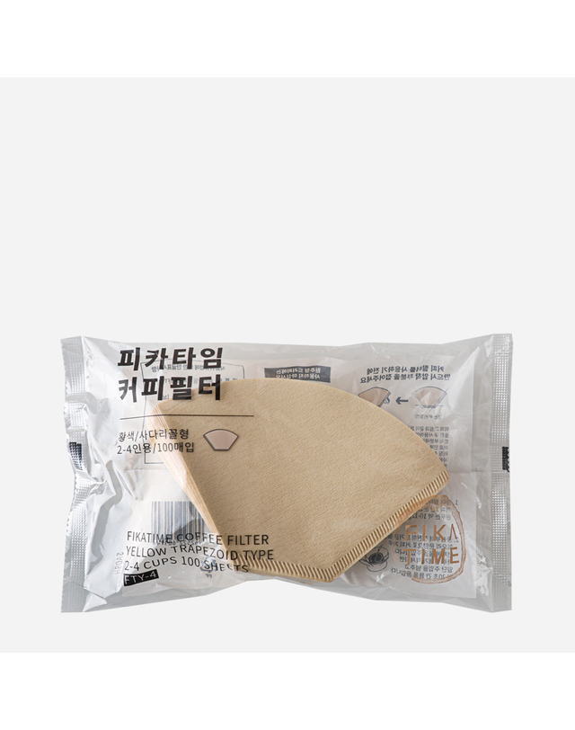 피카타임 피카타임 부채꼴 필터 - 4컵 브라운(100p) 착용컷