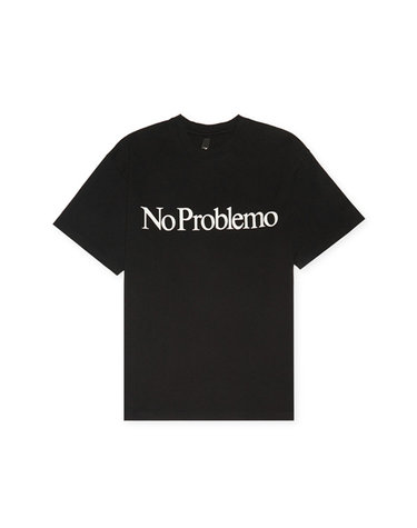 NO PROBLEMO 노프라블레모 로고 반팔 티셔츠 블랙 NP6000203 BK