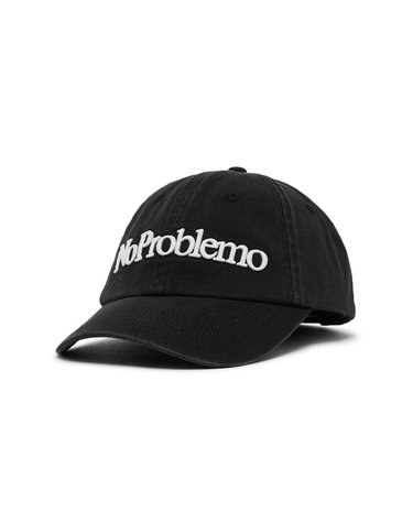 NO PROBLEMO 노프라블레모 로고 볼캡 블랙 NP9000203 BK