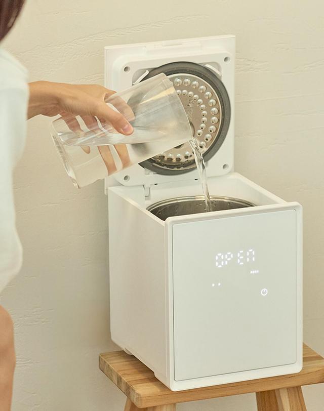 다룸 [다룸] 퓨어 가열식 대용량 올스텐 가습기 3L 신생아/아기/통세척/안전한 가습기 착용컷