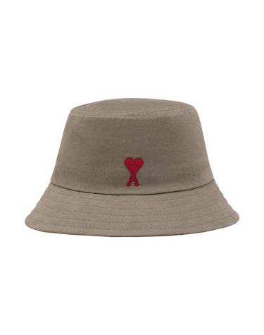 아미 하트로고 버킷햇 스모크그레이 UHA246 AW0041 0953