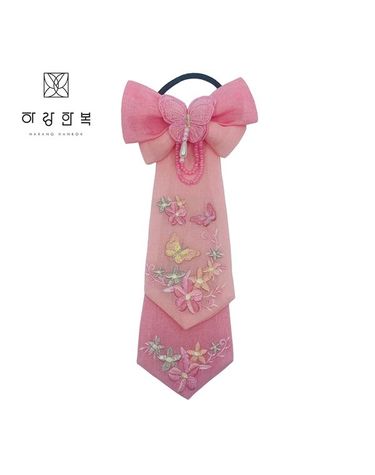 [보리보리]  액세서리 댕기 미미랑-분홍