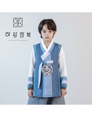 [보리보리]  삼성랑 남아용 아동 한복 세트