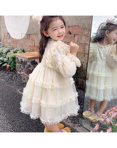 [보리보리] 여아 쉬폰 공주 캉캉 원피스