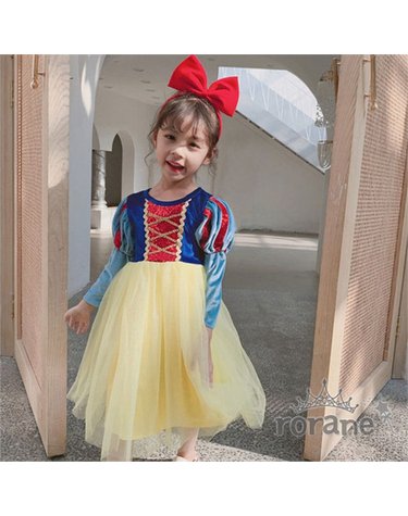 [보리보리]  할로윈 벨벳 미니 백설공주드레스