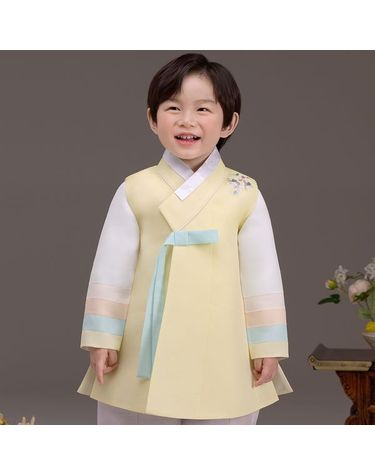 [보리보리] QT922-한울라임 남아한복 아동한복