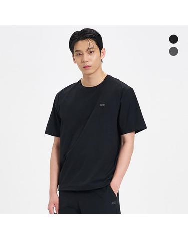 [K2] 데일리 반팔 우븐 라운드 티셔츠_GMM25287