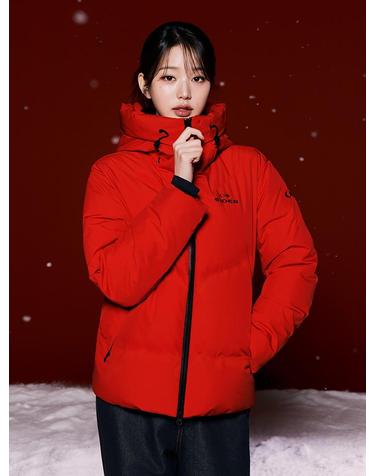 [아이더](장원영착용) 여성 써큘라트 테크니컬 푸퍼 구스다운 숏패딩 자켓_DWW24542O6