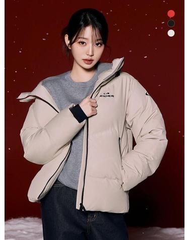 [아이더](장원영착용) 여성 써큘라트 테크니컬 푸퍼 구스다운 숏패딩 자켓_DWW24542