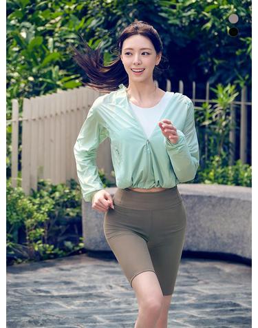 [26SS][다이나핏 공식] 여성 퓨어 스킨 바이커 타이츠_YWM26386