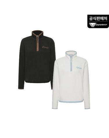 [26FW][다이나핏]여성 스웨이 기모 반집업 티셔츠_YWU26246