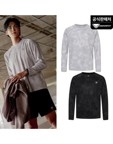 [다이나핏 공식]남성 레오 런 긴팔티_YMU26216