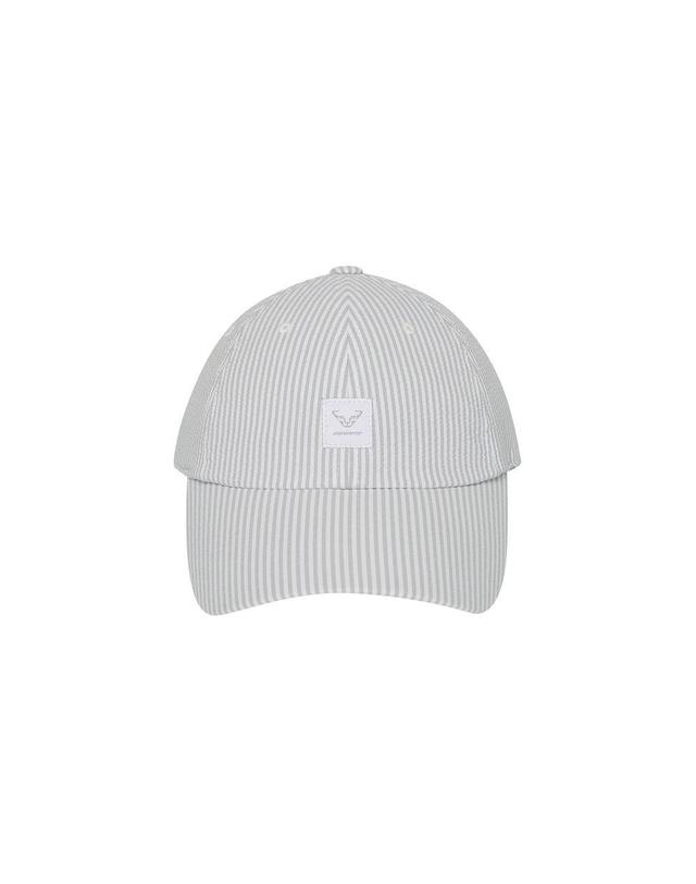 다이나핏 [26SS][다이나핏 공식] 공용 라벨포인트 시어서커 볼캡_YUM26C21 착용컷
