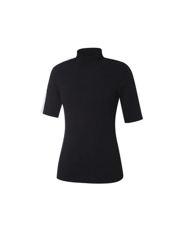 [와이드앵글] CO 소프트 골지 반넥 5부 티셔츠 L_WWM23218Z1