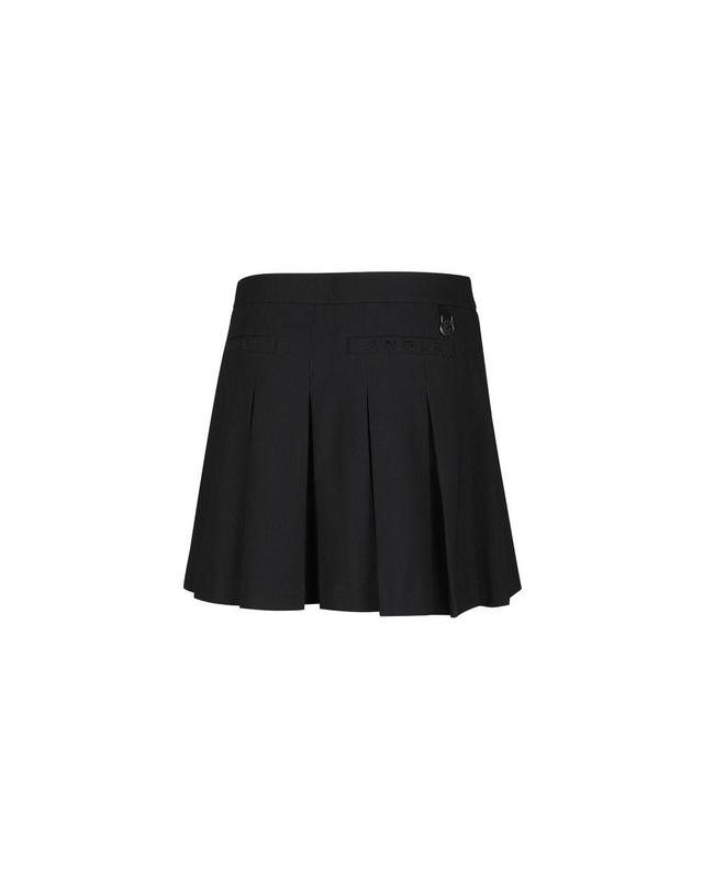 와이드앵글 [와이드앵글] CO 베이직 플리츠 큐롯 L_WWU24Q51 착용컷