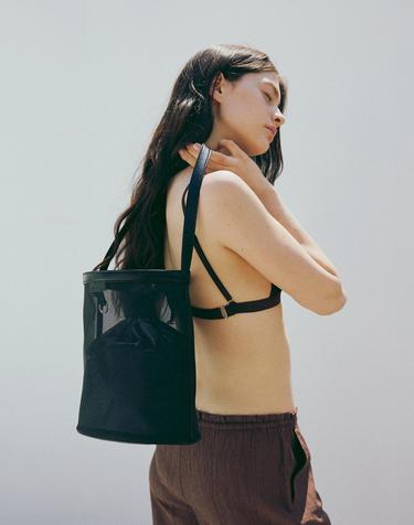 모어모르 ONDE BAG 매쉬백 black