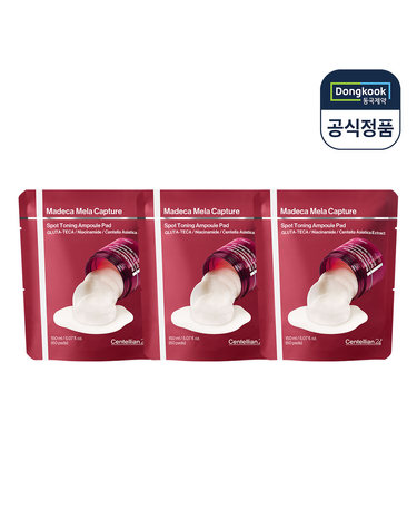 센텔리안24 마데카 멜라 캡처 스팟 토닝 앰플 패드 리필 60매 3개