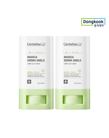 [VIP] 센텔리안24 마데카 더마쉴드 세이프 선스틱 18g 2개(SPF50+ PA++++)