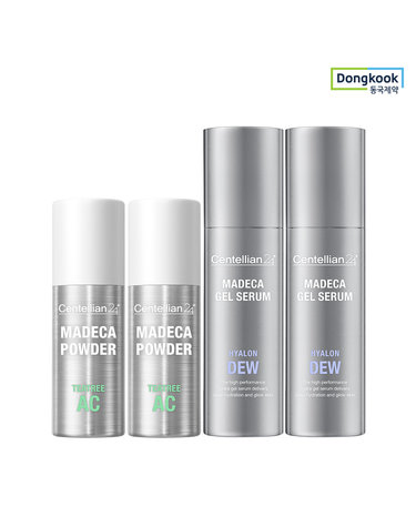 센텔리안24 마데카 분말 티트리 AC 마데카 파우더 6g 2개+마데카 겔 세럼 히알론 듀 30ml 2개