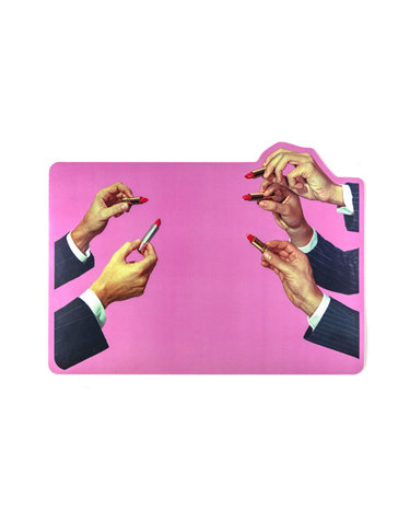 TP코르크테이블매트 핑크립스틱 45x35,8