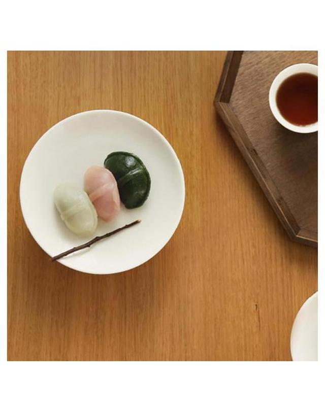 에라토 모루 도자기 소반 굽접시 6.5인치 착용컷
