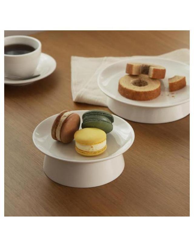 에라토 모루 도자기 소반 굽접시 6.5인치 착용컷