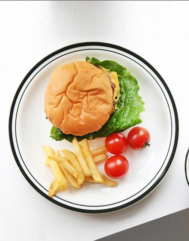 시라쿠스 뉴욕 킹스인 접시 18cm_칼딘 그린