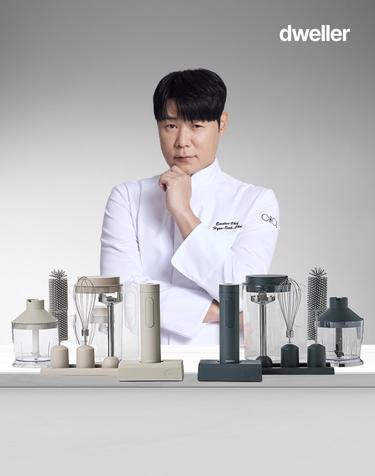 최현석 PICK 드웰러 에어스틱 무선 핸드 블랜더 믹서 블렌더