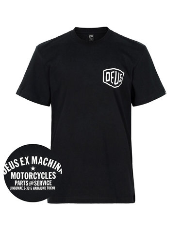 데우스엑스마키나 블랙 도쿄 하라주쿠 어드레스 티셔츠 D261MTS126 BLACK