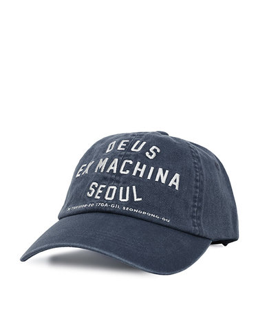 데우스엑스마키나 네이비 컬리지 서울 어드레스 베이스볼 캡 D261UHA010 NAVY