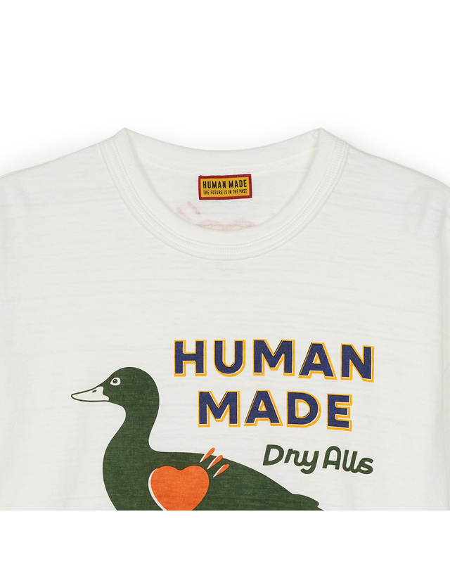 휴먼메이드 휴먼메이드 남여공용 DUCK 드라이 올즈 그래픽 티셔츠 화이트 HM29TE012-WH 흰색 착용컷