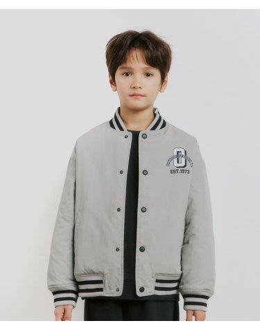 [본사]바시티 패딩 점퍼 (라이트 그레이) OD251OJK01_LGY