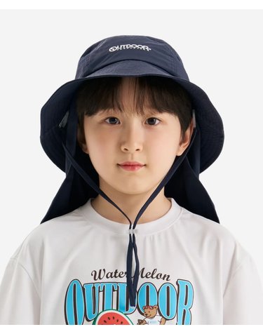 [본사]썸머 넥커버 버킷햇 (네이비) OD260AAC01_NVY