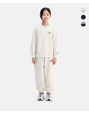 [본사][세트상품]어드벤쳐 백그래픽 융기모 맨투맨+에센셜 기모 조거팬츠 (3color) OD264IST03_MIX