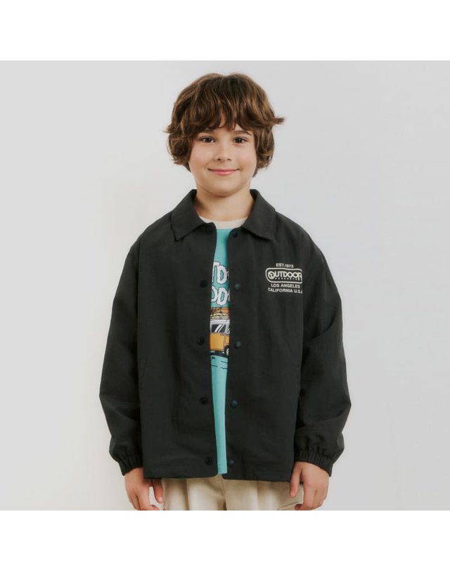 아웃도어프로덕츠 키즈 [본사]코치 자켓 (딥그레이) OD251OJK02_DGY 착용컷