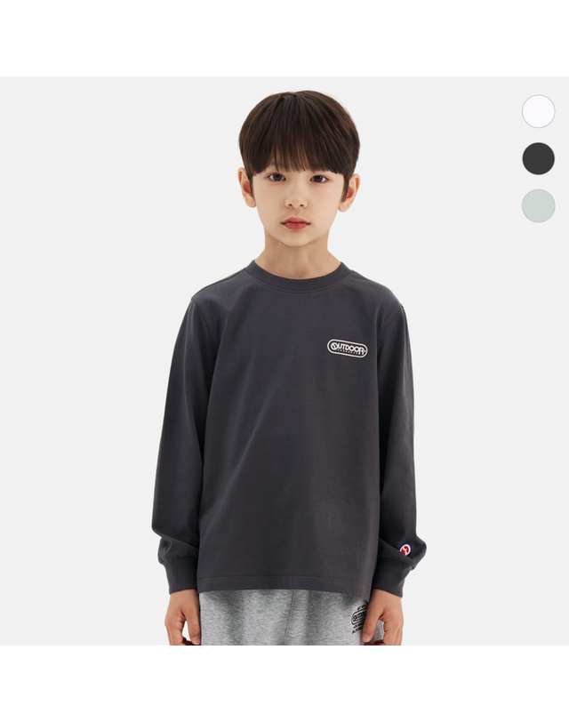 아웃도어프로덕츠 키즈 [본사]어드벤쳐 백그래픽 티셔츠 (3color) OD263ILS06_MIX 착용컷