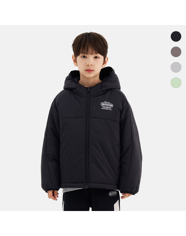 아웃도어프로덕츠 키즈 [본사]베이직 패딩 자켓 (4color) OD263OPJ01_MIX 착용컷