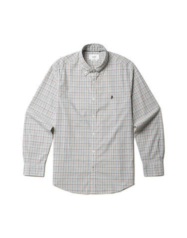 남성 크리스탈브러쉬 체크 셔츠_ZOF3WC1304BE