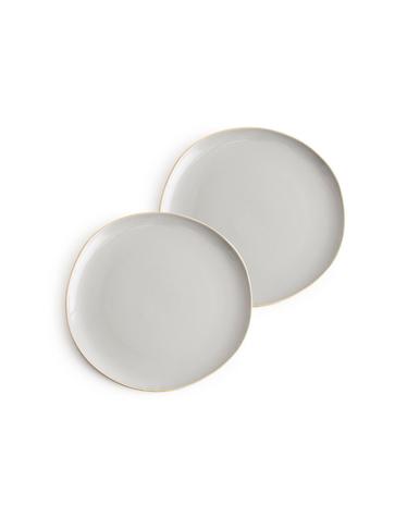 Pacifica Plate Gray 2pcs/set